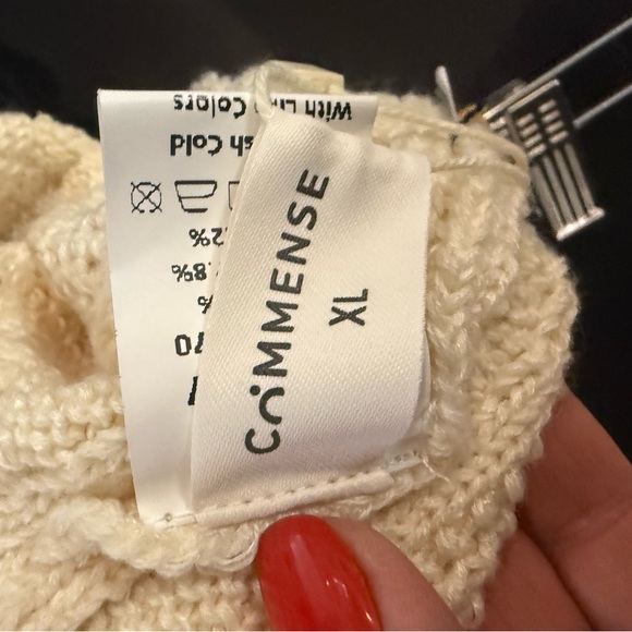 Commense Cream and Black Patterned Maxi Dress - Picture 3 of 5